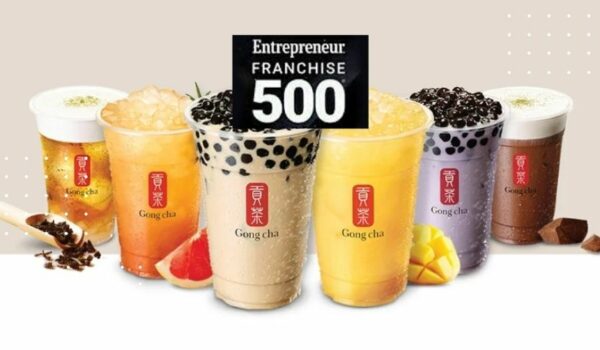 Gong Cha on Franchise 500® by Entrepreneur is Leading