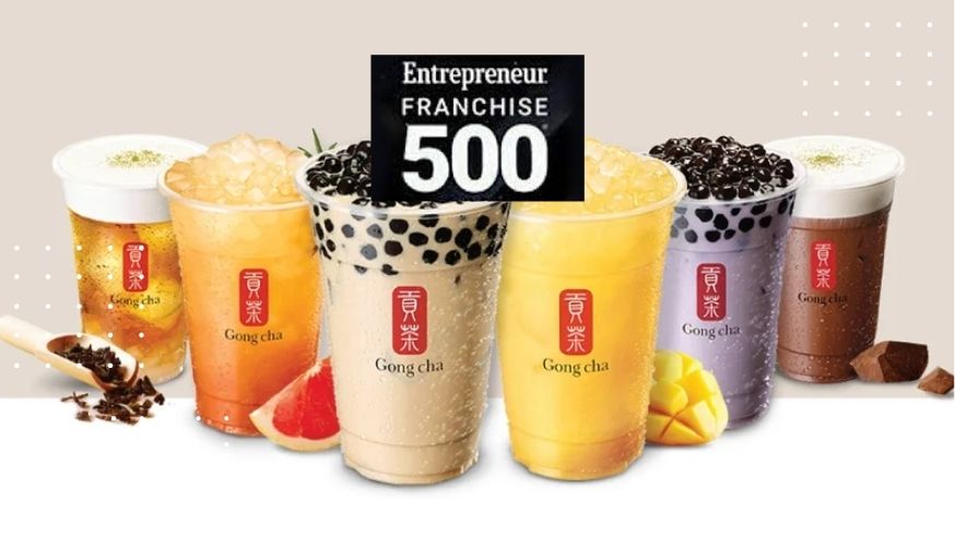 Gong Cha Ranks High on Entrepreneur’s Franchise 500® (1)