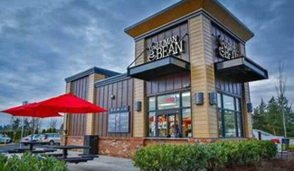 The Human Bean Drive-thru Serving Coffee in Lake City, Florida