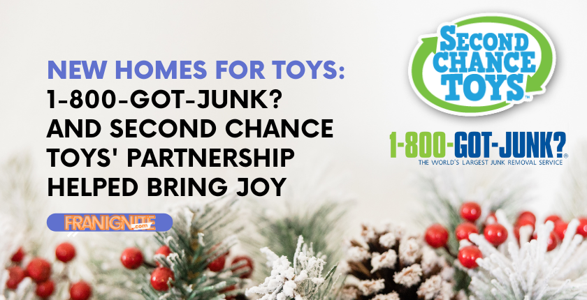 New Homes for Toys: 1-800-GOT-JUNK? and Second Chance Toys' Partnership Helped Bring Joy
