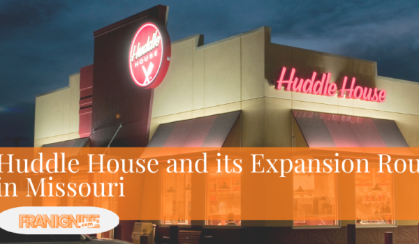 Huddle House and its Expansion Route in Missouri