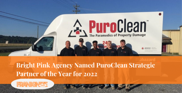 Bright Pink Agency Named PuroClean Strategic Partner of the Year for 2022