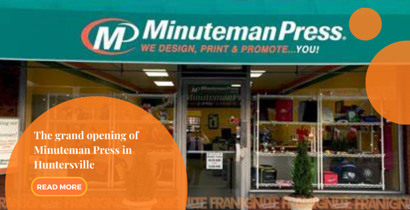 The grand opening of Minuteman Press in Huntersville marks an exciting milestone for Neha Katrodia and her team.